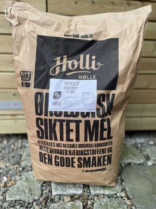 10 kg siktet økologisk spelt(sendes ikke)